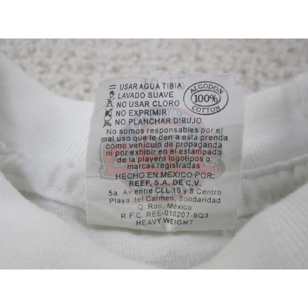 Spider-Man Shirt Boys 10-12 White Cancun Graphic Souvenir Marvel T-Shirt‎ Tee